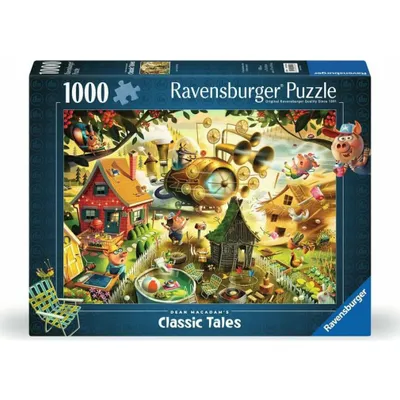 Immagine prodotto di Puzzle Ravensburger da 1000 pezzi "Dean MacAdam - Attenzione, porcellini!" 12001004