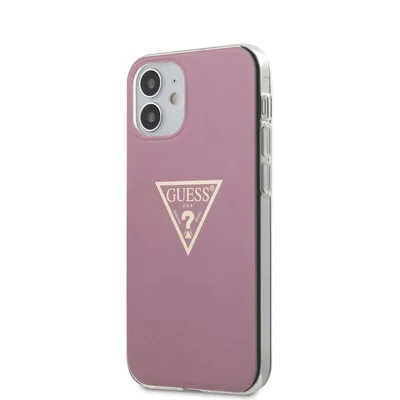 Obrázek produktu pro Guess Metallic Triange - pouzdro pro iPhone 12 Mini (růžové)