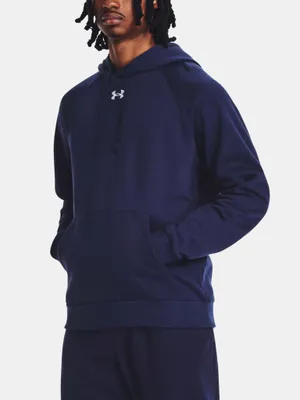 Produktbild von Under Armour Ua Rival Fleece Hoodie-Blau 1379757-410__MD