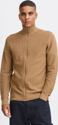 Produktbild von Blend BHPullover Herren Strickjacke Cardigan Feinstrick mit Reißverschluss Stehkragen 100% Baumwolle Regular fit