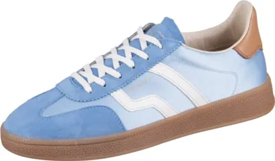 A single blue Gant sneaker is shown against a white background.