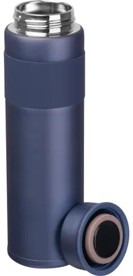 Produktbild von Vakuum Trinkflasche / aus Edelstahl / 600 ml / Farbe: dunkelblau