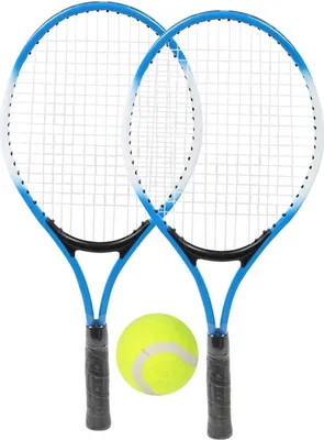Produktbild von Tennisracketset für Kinder mit Tragetasche - Eisenlegierung, keine Elastizität - Twin-Set
