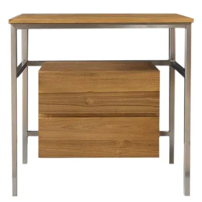 Obrázek produktu pro Umyvadlo Salonia z nerezové oceli 55 x 80 x 80 cm