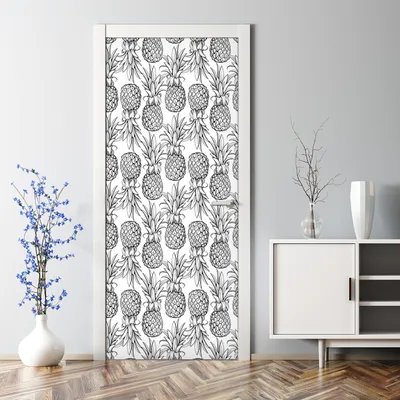 Produktbild von Dekorative Türaufkleber Aaufkleber selbstklebend Klebefolie Türtapete Rosa Kaktusblüte 70 x 200 cm