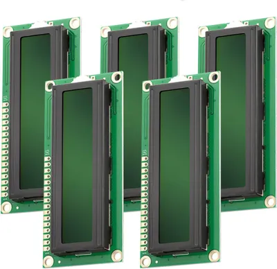 Immagine prodotto di AZ-Delivery Modulo display LCD HD44780 1602, display 2x16 caratteri (con sfondo verde), compatibile con Arduino e Raspberry Pi, confezione da 5 pezzi