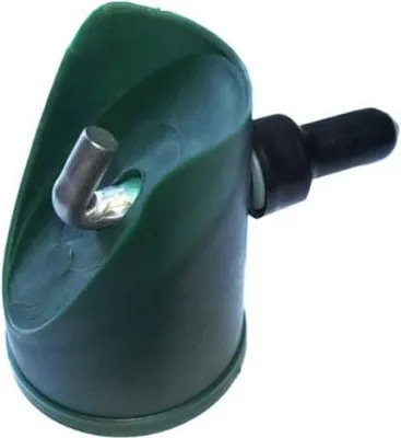 Produktbild von Zaun Strebenkappe mit Haken Zaunstrebenkappe 48mm Grün Streben Kappe