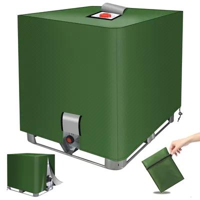 Immagine prodotto di Copertura per serbatoio IBC in tessuto 420D, con cerniera e rivestimento impermeabile