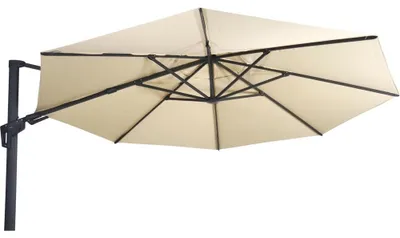 Produktbild von Lesli Living - Sonnenschirm zum Aufklappen VirgoFlex - Beige - Ø350cm