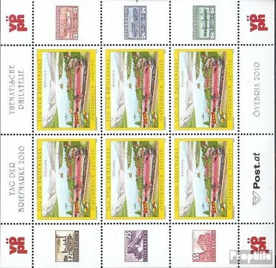 Produktbild von Briefmarken Österreich 2010 Mi 2887 Kleinbogen (kompl.Ausg.) postfrisch Tag der Briefmarke