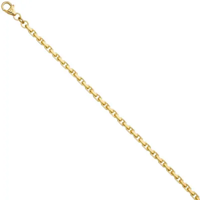 Produktbild von 3mm Ankerarmband Armband Armschmuck aus 585 Gold Gelbgold diamantiert 21cm