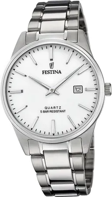Produktbild von Festina Herren Uhr F20511/2 Edelstahl Armbanduhr Klassik silber D2UF20511/2