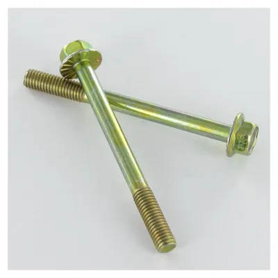 Produktbild von Schrauben mit teilgewinde Spanplatte Sechskantkopf Kreuzschlitz mit Flansch M16X180 Dichromat