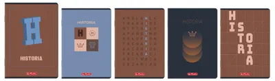 Immagine prodotto di Quaderno A5, 60k, a quadretti, a tema “Storia”, Herlitz