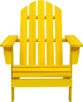 Produktbild von vidaXL Adirondack-Gartenstuhl Massivholz Tanne Gelb