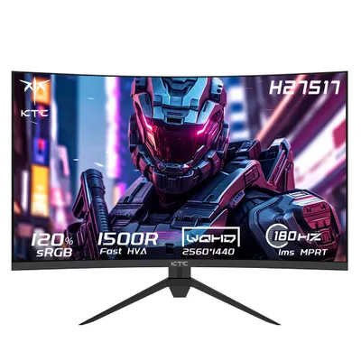 Produktbild von KTC H27S17 Curved-Gaming-Monitor 27-Zoll 2560x1440 QHD 180Hz HVA Curved 1500R