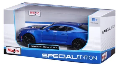 Obrázok produktu pre Chevrolet Camaro ZL1 2017 červená metalíza model auta 1:24 Maisto