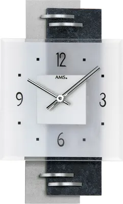 Immagine prodotto di Orologio da parete al quarzo AMS, movimento al quarzo, 22x36x5cm, 9245