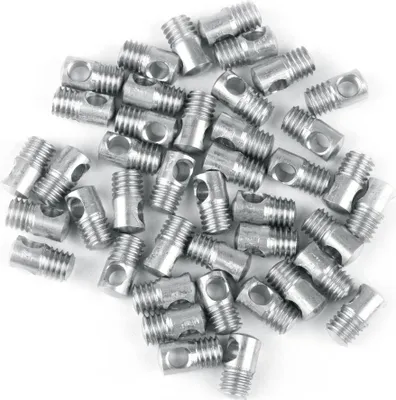 Image de Kit de fixation pour entretoises SKS V2A, boulons n° 70, acier inoxydable, argent, lot de 40  ...