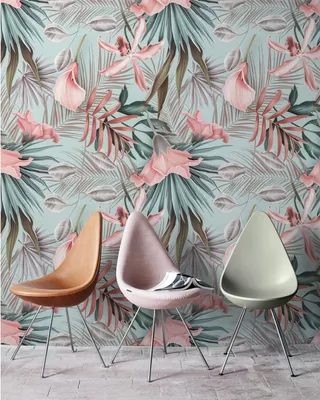 Produktbild von Coloray Fototapete 360x250 cm Vlies-Fototapete - Pastellblumen