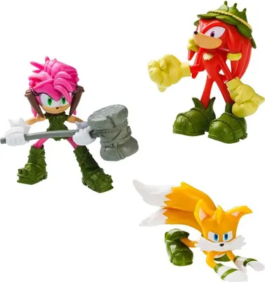 Produktbild von Sonic 3er-pack Figuren Sortiert Mehrfarbig  Mehrfarbig One Size