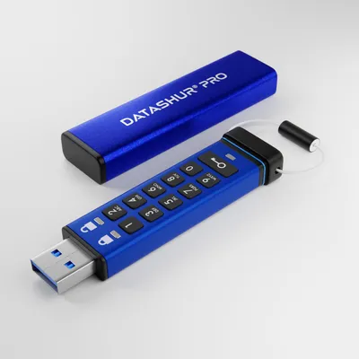 Produktbild von iStorage datAshur Pro USB3 256GB (IS-FL-DA3-256-256)