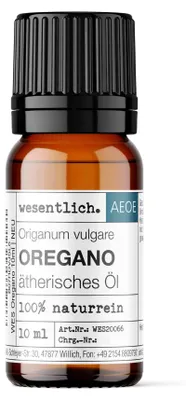 Produktbild von Oregano (10ml) - naturreines, ätherisches Öl von wesentlich
