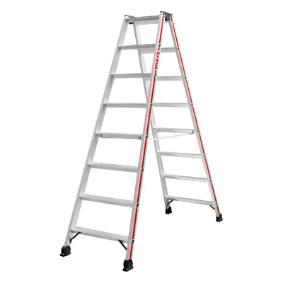 Obrázok produktu pre Hymer 4024 Stufenstehleiter beidseitig begehbar 2x8 Stufen