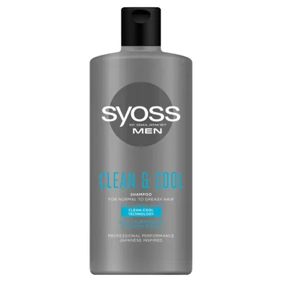 A product shot of a shampoo bottle.