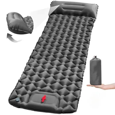 Produktbild von Isomatte, Luftmatratze, Campingmatte, Selbstaufblasend, mit Fußpumpe, wasserdichte, Ultraleicht