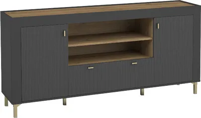 Produktbild von Kommode Sideboard Beistellkommode MOSSO 07 schwarz