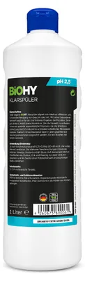 Produktbild von BiOHY Klarspüler + Dosierer, Klarspüler Spülmaschine, Klarspülmittel, 2 x 1 l