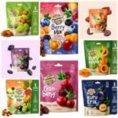 Produktbild von Dovido Probierpaket Trockenfrüchte 8 Sorten vegan glutenfrei Geschenk Snack
