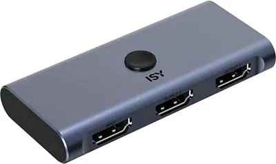 Produktbild von ISY IHD-9200 2-in-1 HDMI-Switch Silber