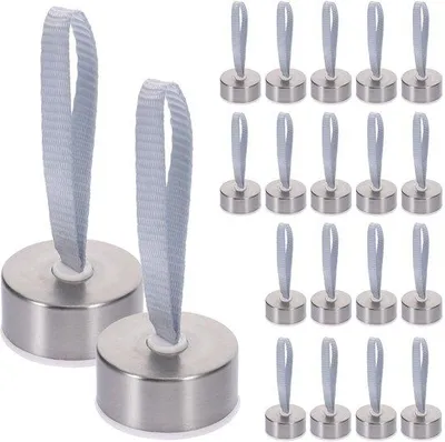Obrázek produktu pro Přenosný držák na lahve z nerezové oceli - 20 kusů - Bezpečné víčko - Vnitřní průměr 4 cm - Kompaktní design