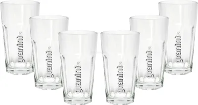 Produktbild von Granini Glas Gläserset - 6x Gläser Höhe : 14 cm Breite : Ca 7,5 cm 0,34l Longdrinkglas Becherglas Saftglas Cocktailglas