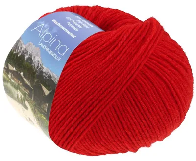 Produktbild von Lana Grossa - Alpina Landhauswolle 0083 rot