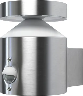 Produktbild von OSRAM 4099854453267 Wand- und Pollerleuchten in Edelstahloptik mit indirektem Licht 6.00 W 360 lm