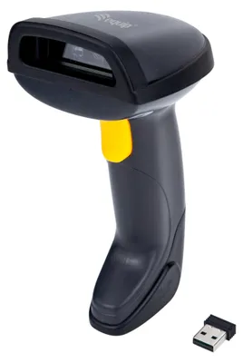 Produktbild von Equip Kabelloser 2D-Dualmodus-Barcodescanner mit 2,4 GHz und Bluetooth, mit Ständer