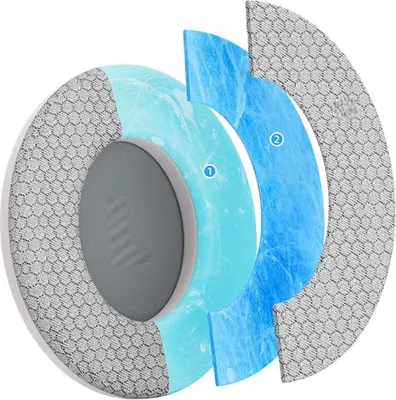 Image de INF Coussinets de Remplacement pour Casques BOSE QC45/QC35 (Paire) Gris
