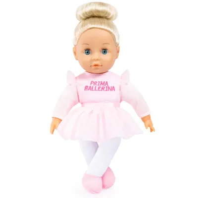Image de Bayer Design 93311AA poupée avec Cheveux Anna Prima Ballerina, Fille, Poupon Musical, Interactive, Yeux dormeurs, Rose, 33 cm