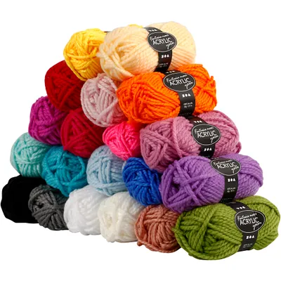 Produktbild von Creativ Company 42190, Handwerk, Mehrfarbig, Acryl, 35 m, 50 g