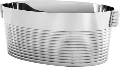 Immagine prodotto di Refrigeratore per champagne di design Casa Padrino in acciaio inox con 2 maniglie - Hotel Collection
