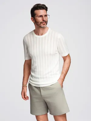 Obrázek produktu pro Ombre Clothing Pánské tričko s krátkým rukávem Marikare bílá S