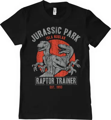 Produktbild von Jurassic Park - Raptor Trainer T-Shirt - X-Large - Black