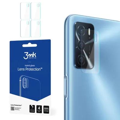 Produktbild von 3mk Hybridglas Lens Protection für Oppo A54s Kamera Objektiv Kameralinse 0,16mm 6H (4 Stück)