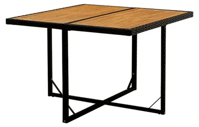 Produktbild von Gartentisch Schwarz 109x107x74cm