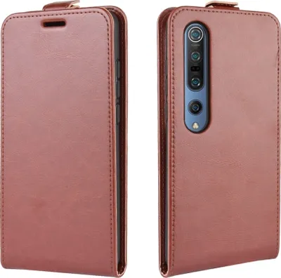 Produktbild von Mobigear  Xiaomi Mi 10 Hülle Flipcase - Braun
