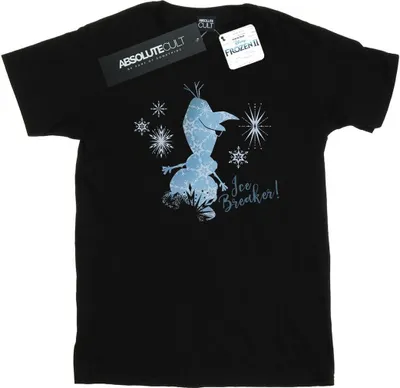 Produktbild von Disney - "Frozen 2 Ice Breaker" T-Shirt für Damen BI48115 (S) (Schwarz)
