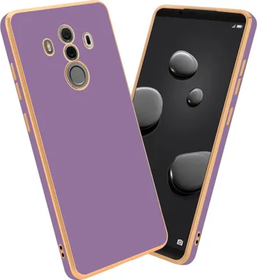 Obrázek produktu pro Cadorabo Protective Case for Huawei MATE 10 PRO Case in Purple Kryt mobilního telefonu TPU Silicone Camera Protector Case Pouzdro na mobilní telefon